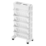 Bookshelves Multilayer Shelves Desktop Storage Baskets 6 Layers