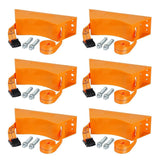 Propane Tank Holder Gas Cylinder Wall Mounted Bracket Nitrogen Tank Holder with Screws and Safety Ba