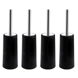 Toilet Brush and Holder, 2 Pack Toilet Brush with 304 Stainless Steel Long Handle, Toilet Bowl Brush