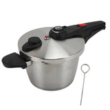 Electric Pressure Cooker 304 Stainless Steel Explosion Proof Stovetop Multi Cooker Pressure Cookware Pot for Home Kitchen Fast Cooking 6L
