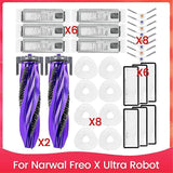 30pcs Brush Filter Dust Bag And Mop Cloth Kit For Narwal Freo X Ultra Vacuum Cleaner Accessories Rep