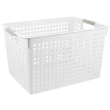Plastic Laundry Basket multi-functional Desktop File Organizer Kids Toy Storage Basket