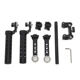 15mm Rosette Handle Set Shoulder Rig Handle Kit for DSLR Video Camera Shoulder Mount Rigs Stable Shooting Experience