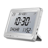 Worldwide Digital 8 Azan Prayer Sounds Islamic Wall And Desk Clock B