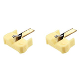 2X for M75 M75ED M75-6s DUAL N75 TYPE2 Diamond Stylus Needle LP Vinyl Record Accessories