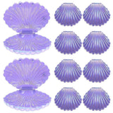 30Pcs Sea Shells Candy Boxes Seashell Party Favor Containers Mini Sea Shell Storage Case Trinket Box