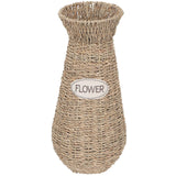 Woven Vase Pastoral Style Flowerpot Desktop Flower Arrangement Vase Artificial Flower Container