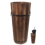 Umbrella Stand Walking Stick Holder Beach Umbrella Stand Umbrella Storage Tube Wood Home Umbrella Storage Bucket Umbrella Stand