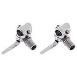 2X Marine VHF Antenna Mount Rail Mount Adjustable Antenna Base Mount Heavy Duty Ratchet Mount Base P