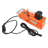 DC12V 15T Car Electric Floor Jack Hydraulic Lifting Set Orange for Car Van Truck SUV Tire Change