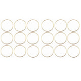 100PCS Gold Color Big Dream Catcher Circle Ring Craft Rings for Dream Catchers Hoops Hanging DIY Con