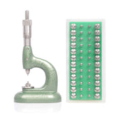 Ergonomic Watch Case Press Tool Set Includes 48 Dies And Aluminum Alloy Body For Watchmakers Jewelry Maintenance