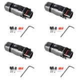 4X Solar PV Connector Plug Waterproof IP68 4000V 40A for Solar PV System Panel Parallel Protection K