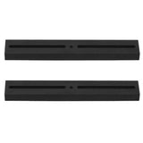 2X Black Telescope Dovetail Mounting Plate Full Alloy W/ 1/4Inch Screw Hole for Astronomical Monocul