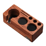 (B) Coffee Powder Tamping Stand Coffee Machine Accessories Storage and Filling Stand Powder Distributor