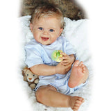3D-Paint 22in Newborn Completed for Doll Toy Reborn Girl Accessories Baby Room Decoration Eco-friendly with Vascular Vei
