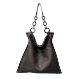 (Coffee) Fashion Women Travel Handbag Soft Leather Shoulder Bag Vintage Large Capacity Tote Lightweight Retro Shopping Bags  Coffee