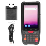 Handheld Barcode Scanner 4in Screen NFC 1D 2D QR Code Reader for Android 12.0 100?240VAC EU Plug