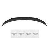 Rear Trunk Lid Spoiler Sporty Style Trunk Tail Wing Lip Spoiler Replacement for Tesla Model Y 2021 to 2023 Glossy Carbon Fiber Style