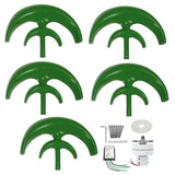 Wind Turbine 5 Blade External Rotor AC Motor Electricity Production Assembly Parts 1200W12V