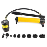 SYK?8B Hydraulic Knockout Punch Hole Kit 22~60mm Stainless Steel Hole Opener Kit with 6 Die
