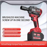 3000rpm 21V Cordless Impact Wrench Set 800N.m Electric Impact Driver Kit js