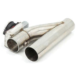 Universal 2.5In Dual Valve Electric Exhaust Shut-Off Valve System Y Exhaust Forsilencer Kit with Wireless Remote Control JP