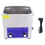 1pc Stainless Steel Ultrasonic Cleaner Heated Cleaning Tank Machine with Basket (14L)