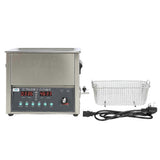 Stainless Steel Industry Ultrasonic Cleaner Heated Cleaning Tank Machine 6L