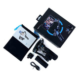 3 Axises Phone Gimbals with Adjustable Fill Light Gimbals Stabilizers for Smartphone Phone Stabilizers for Video Recording