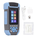 Fiber Optic Power Meter 3.5 Inch Display Dual Wavelength 8 In 1 OTDR Optical Time Domain Reflectomet