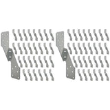 50Pcs Strong-Tie H2.5A, HOT-DIP Galvanized Steel Hurricane Tie