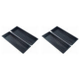 Concrete Molds, Wooden Boards Shape Concrete Mould, 2 Pcs