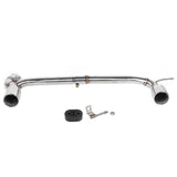 Exhaust Pipe Tips 2 Outlet Flat Mouth Tail Throat Refit for MTMP Style Fit for 3 Series F30 316 320