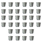 Canele Mold, Muffin Cup, 4Pcs Non-Stick Cannele Mould Gray-Black