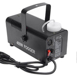 Mini LED RGB Wireless 400W Fog Smoke Mist Machine Effect Disco DJ Party LED Fogger Smoke Ejector (UK Plug)