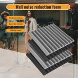 Self-Adhesive Acoustic Panels,12x12x1 Inch Sound Proof Foam Panels