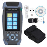 3.5in OTDR Optical Time Domain Reflectometer with FC to LC Connector Optical Fiber Power Meter Tester EU Plug 110?240V