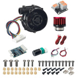 24V Brushless Centrifugal Air Blower WS7040 Blower Fan 6.5kpa Blower Kit with Controller Adapter Air Filter 3D Printer
