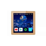 (Gold) Wifi BT Wall Amplifier Home Theater Stereo Sound Remote Control Music Player js