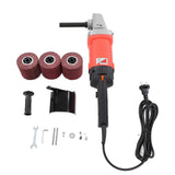 Burnishing Polishing Machine 1400W 6 Gear Dual Handle Handheld Electric Sander Polisher with 3 Wheels EU Plug 220V