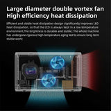 T100 Multifunction Home Projector Mini Portable Android HD Practical Convenient Projector with US P