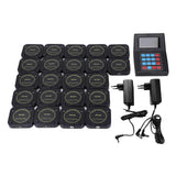 Restaurant Pager System 1 Transmitter 20 Receivers Wireless Calling System for Food Truck Bar Clinic EU Plug 100V?240V