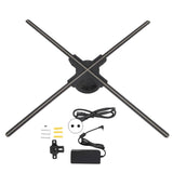 3D Hologram Fan Display 85cm LED WiFi Real Time Holographic Advertising Projector for Shop Bar Party