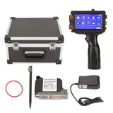 Handheld Inkjet Printer Inkjet Printer with 4.3in LCD Touchscreen Quick Drying Handheld Printer for Date Label 100?240V US Plug