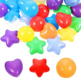 150Pcs Kids Star Ball Interesting Heart Round Ball Ocean Ball Amusement Park Playthings