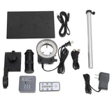 USB Microscope 24MP 1080P 8X?130X Memory Card Storage Zoom with Adjustable Height Holder for Industr
