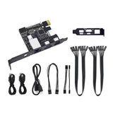 (With POE No WIFI) Advanced KVM PCIe Basic Kit For IT Administrators And Data Center Technicians With Ethernet Connection
