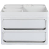 1Pc Classified Cosmetics Box Simple Desktop Sundries Holder Lipstick Brush Case