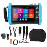 CCTV Tester 7 Inch IPS Touch Screen Network Monitor Analog Coaxial Video Tester HD Multimedia Output 100?240V